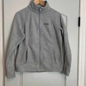 Columbia Men's Gray Zip-Up Sweater